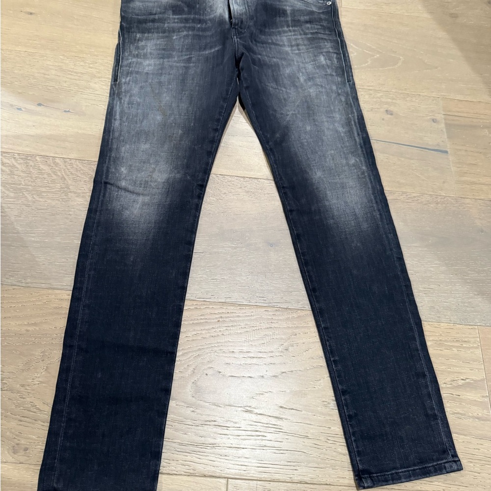 Diesel Men's Faded Black Skinny Jeans